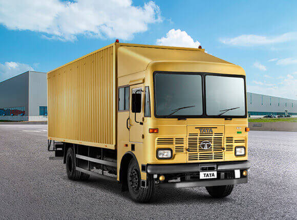 Tata trucks container rh view