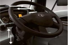 Tilt & Telescopic Steering for Superior driving comfort