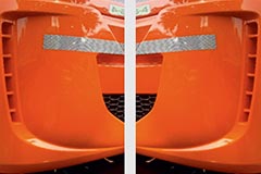 LH &RH aero corners for reduced aerodynamic drag and better fuel economy