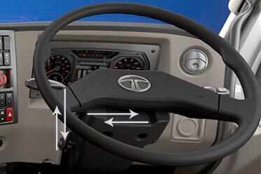Tilt & Telescopic Steering for superior driving comfort